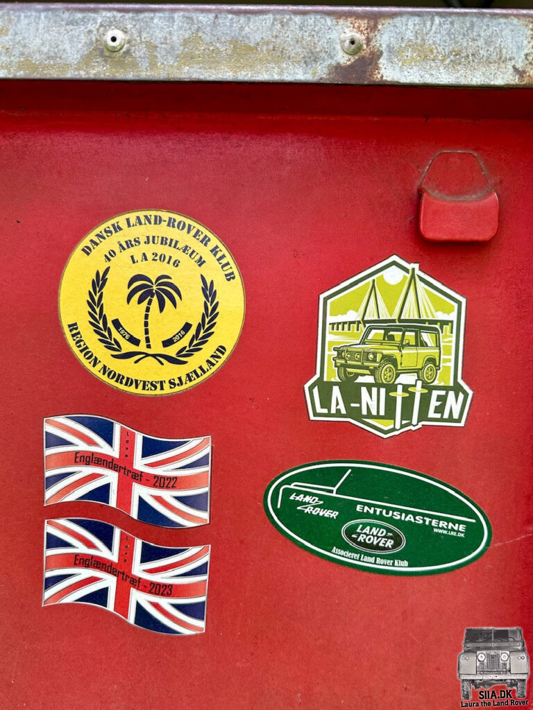 Land Rovers tend to attract stickers