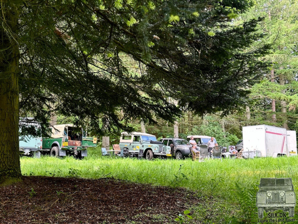 The Danish Land Rover club's Northwest Zealand region meet to enjoy a day in the forrest